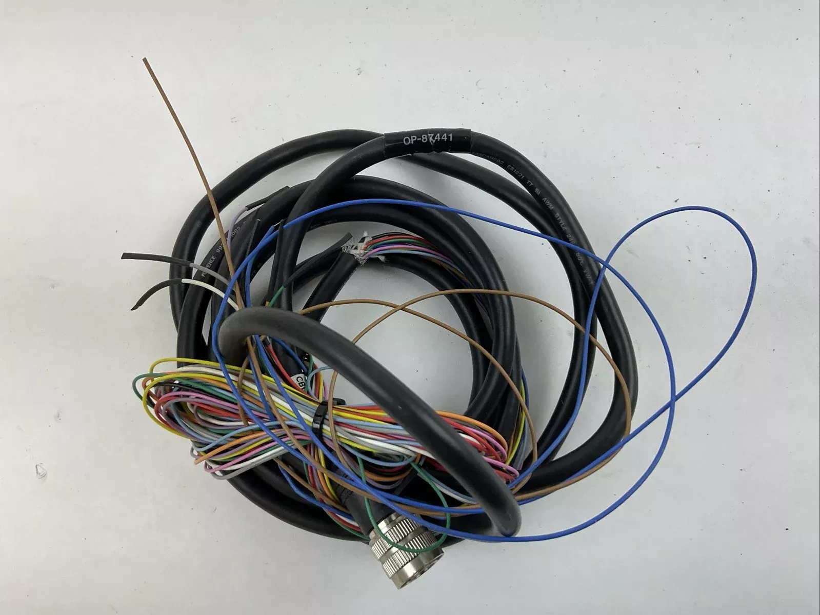 keyence-op-7441-power-i-o-cable KEYENCE OP-7441 POWER I/O CABLE