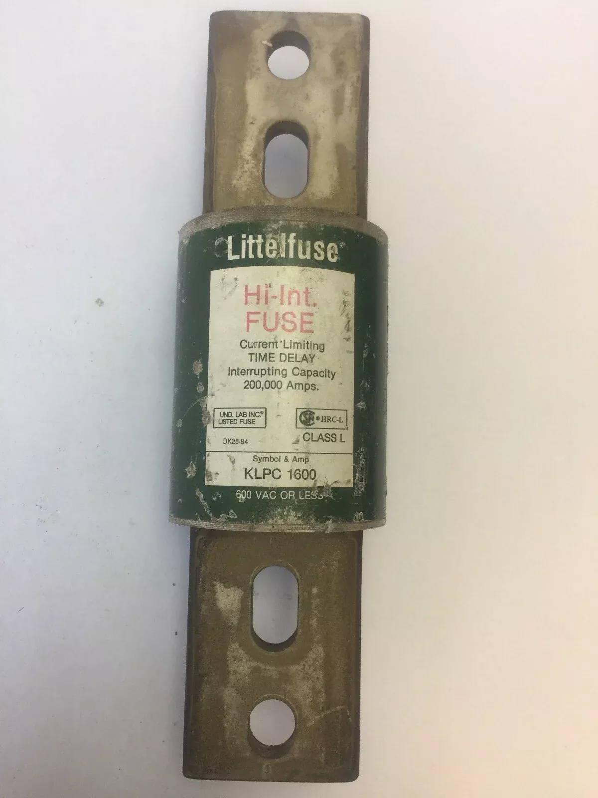 littelfuse-klpc1600-hi-int-fuse-current-limiting-time-delay-1600a-600vac-class-l LITTELFUSE KLPC1600 HI-INT FUSE CURRENT-LIMITING TIME DELAY 1600A 600VAC CLASS L