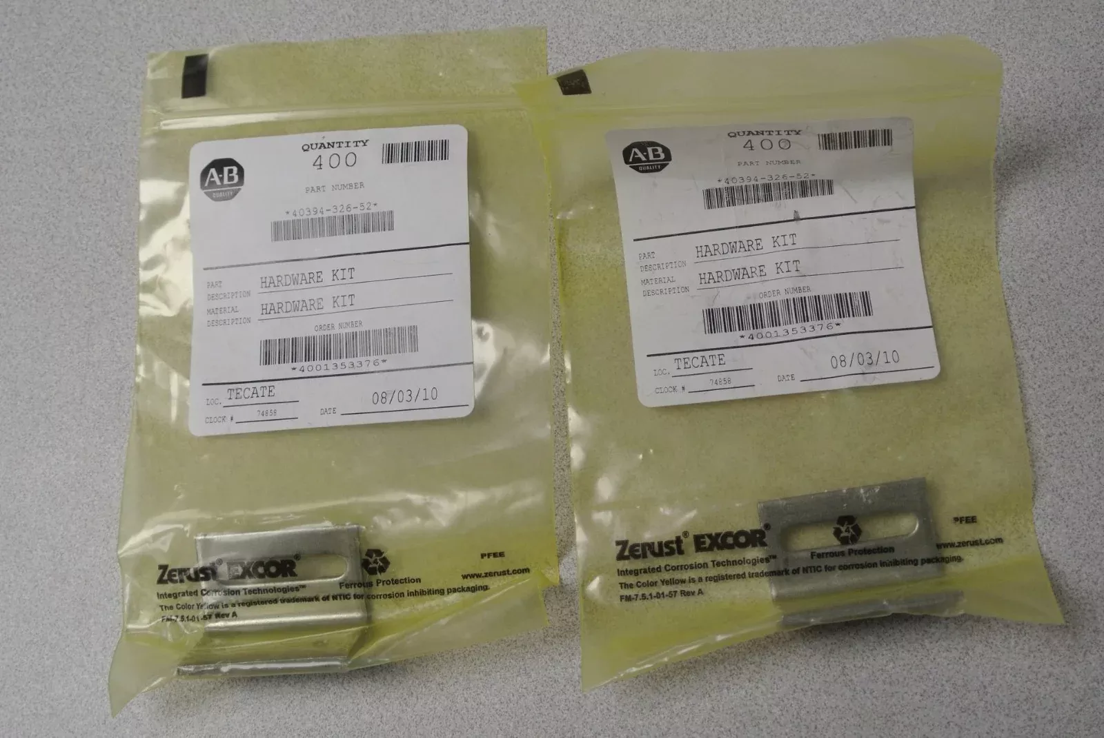 lot-2-allen-bradley-40394-326-52-hardware-kit-operating-handle-new LOT of 2 / ALLEN-BRADLEY 40394-326-52 / HARDWARE KIT for OPERATING HANDLE / NEW