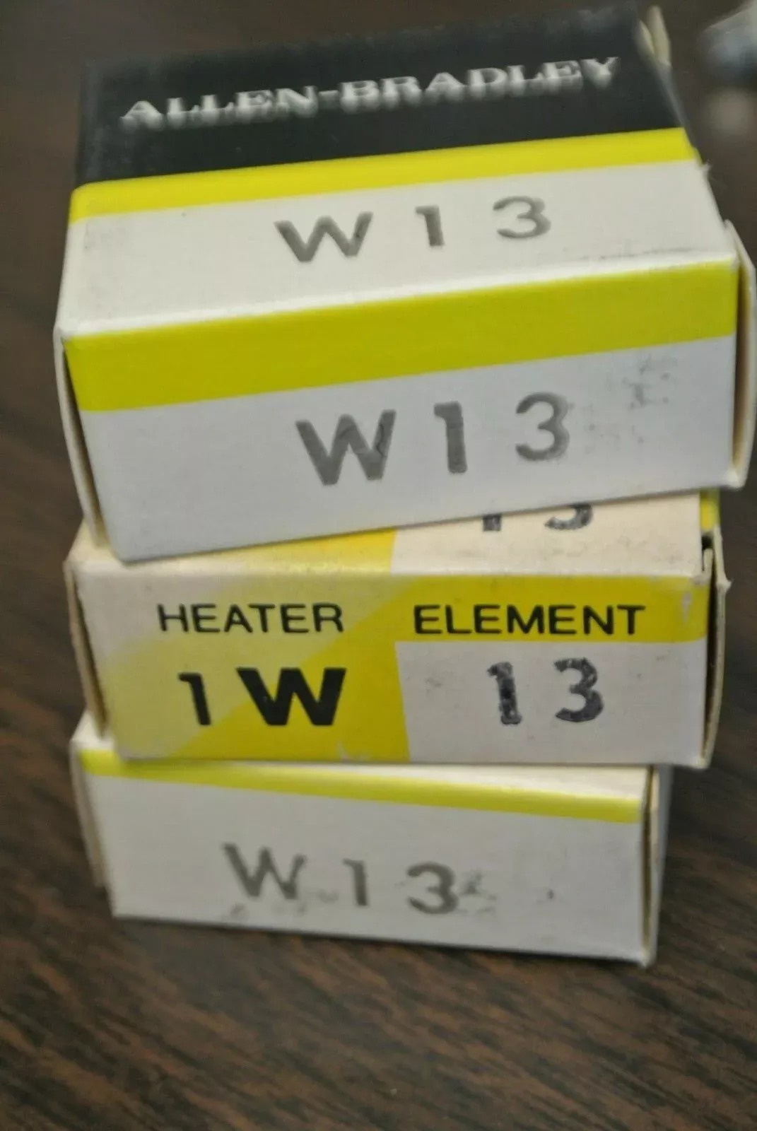 LOT of 3 / ALLEN-BRADLEY W13 THERMAL OVERLOAD HEATER ELEMENT / NEW SURPLUS
