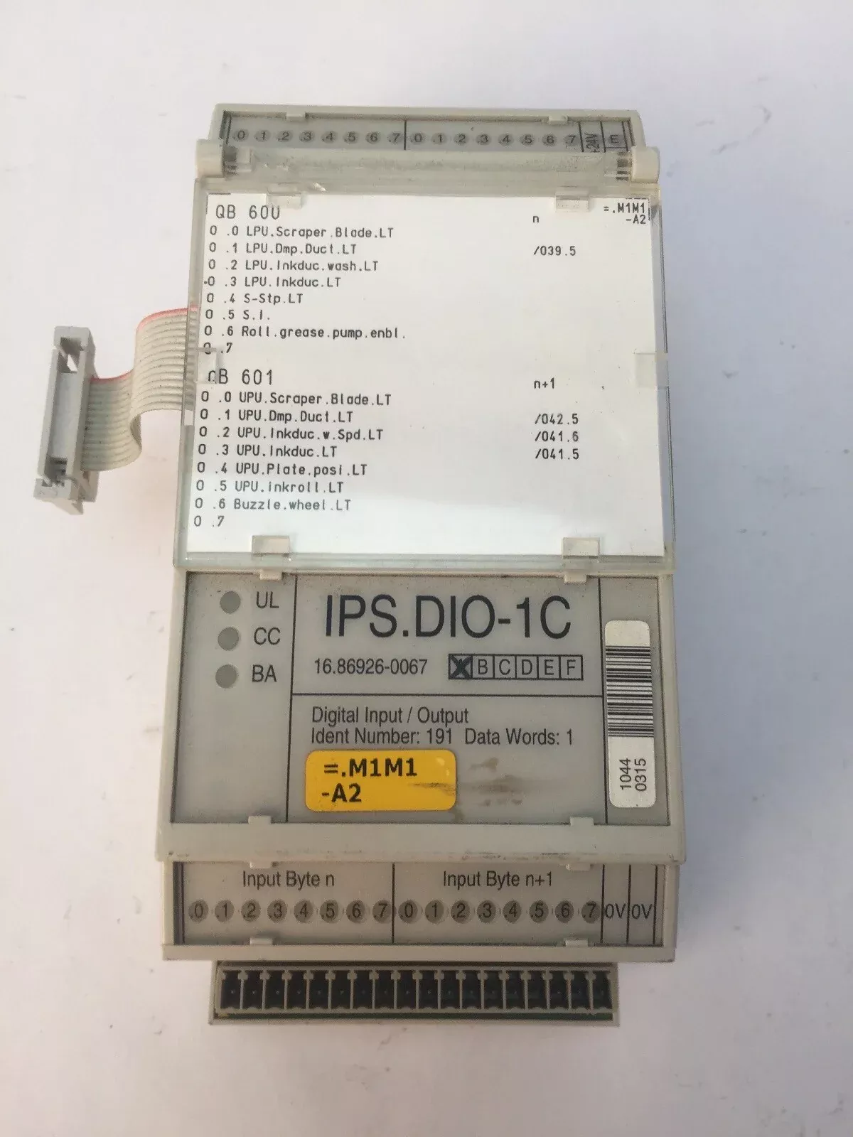 man-roland-ips-dio-1c-digital-input-output-module MAN ROLAND IPS.DIO-1C DIGITAL INPUT/OUTPUT MODULE