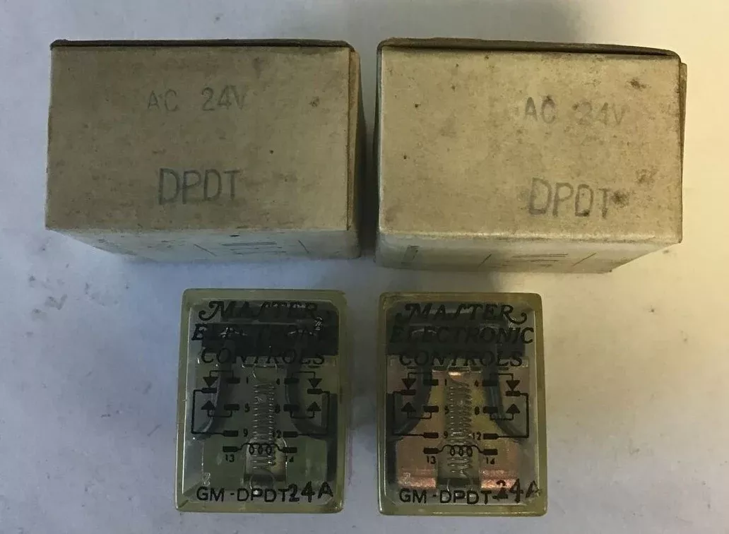 MASTER ELECTRONICS GM-DPDT-24A RELAY 24VAC***LOTOF2***