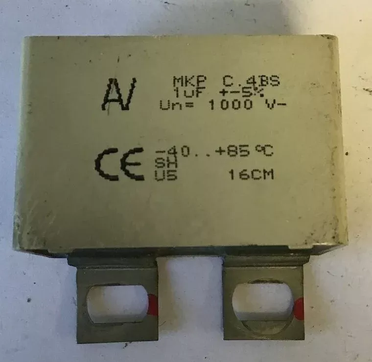 MKP C.4BS CAPACITOR 1UF 1000V