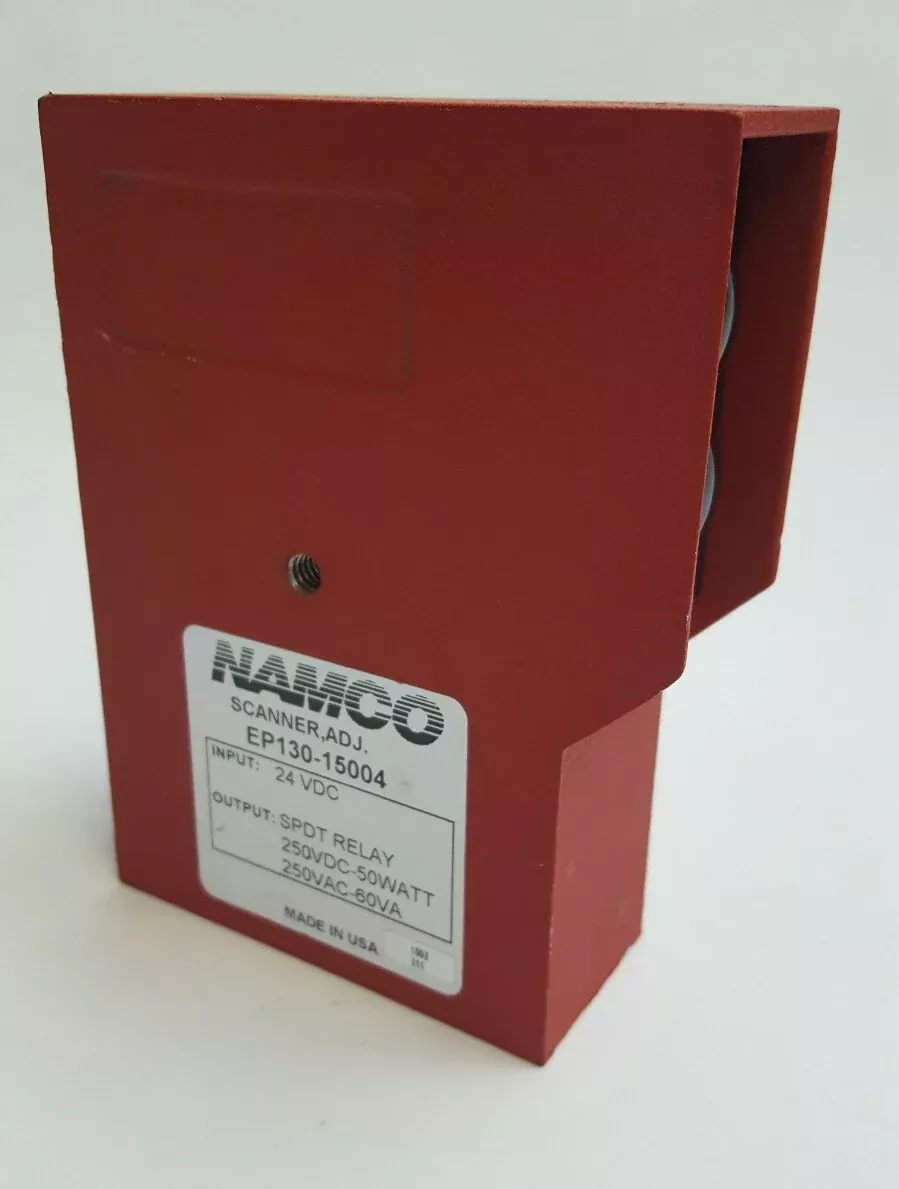 NAMCO SCANNER CONTROL EP130-15004 INPUT 24VDC OUTPUTS SPDT RELAY 250VAC-60VA