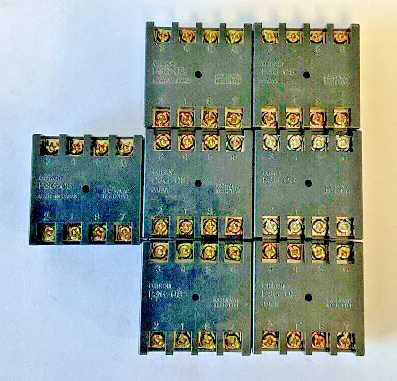 omron-p3g-08relay-socket-base-6a250vac-lotof7 OMRON P3G-08RELAY SOCKET BASE 6A250VAC ***LOTOF7***