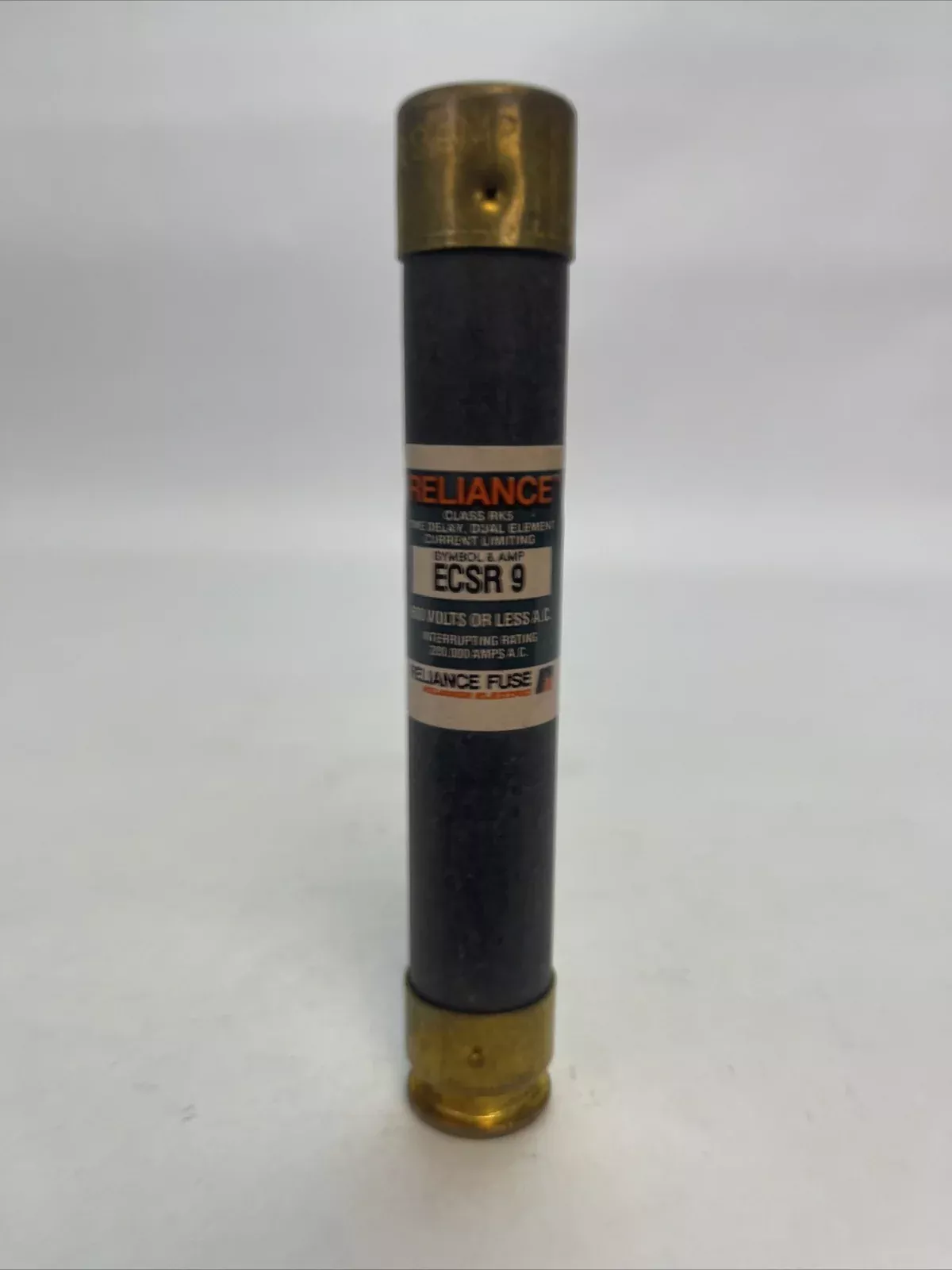 reliance-ecsr9-class-rk5-time-delay-dual-element-fuse-9amp-600vac-lot-10 RELIANCE ECSR9 CLASS RK5 TIME DELAY DUAL ELEMENT FUSE 9AMP 600VAC (LOT OF 10)