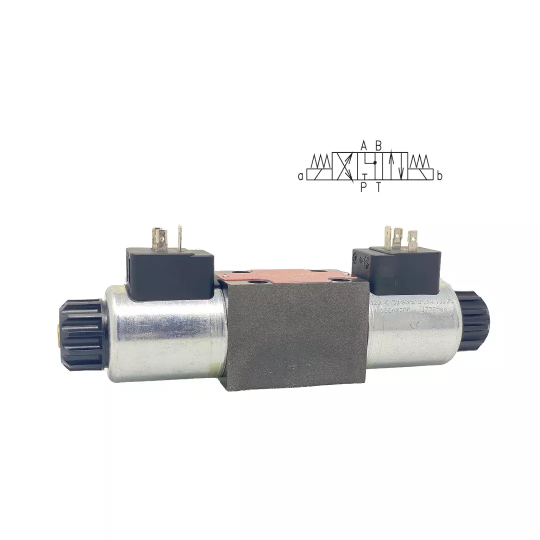 RPE3-063Y11/02400E1 : Argo DCV, D03, 21GPM, 5100psi, 3P4W, 24 VDC, DIN, Spring Return, Motor Spool
