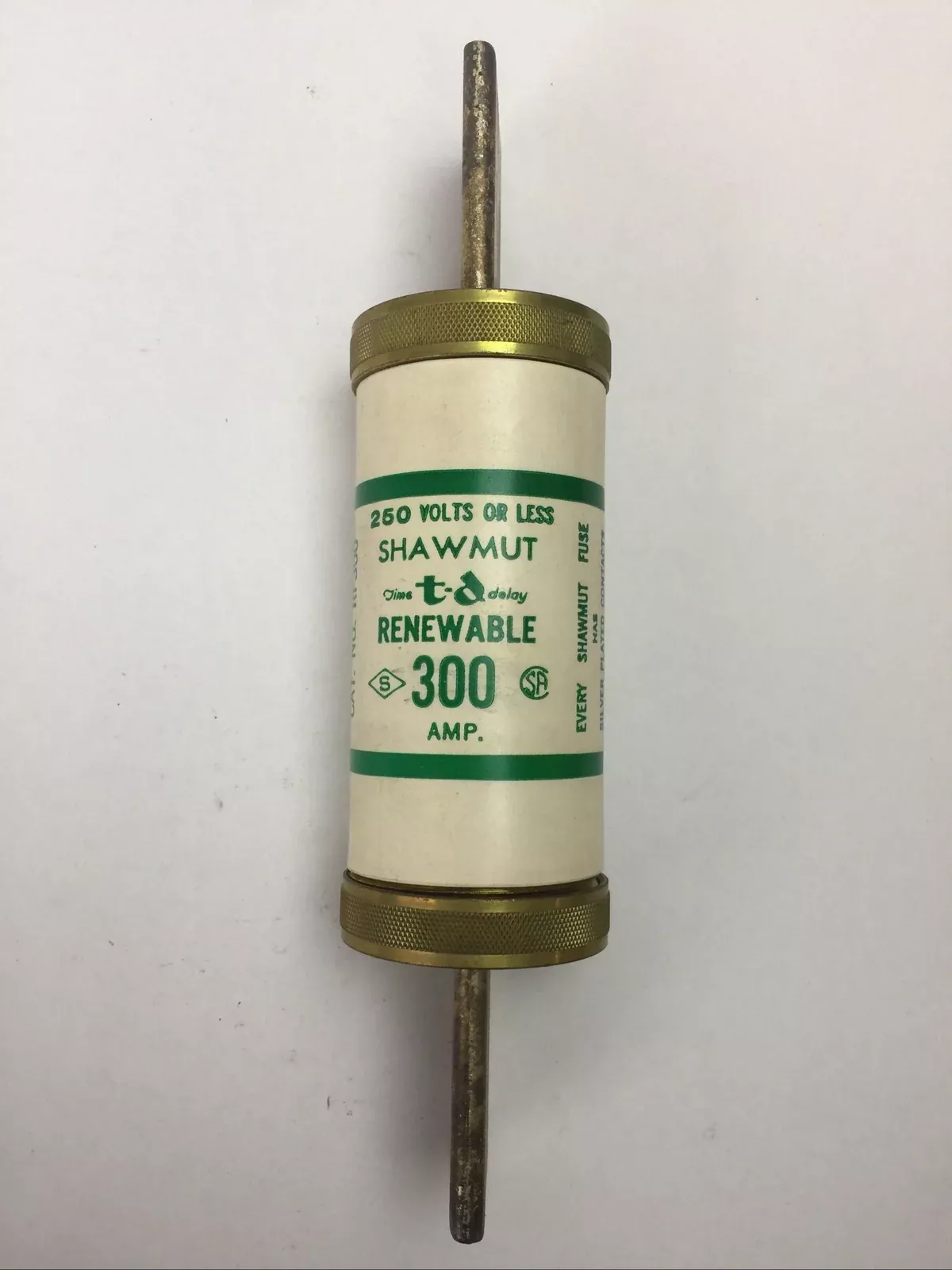 shawmut-rf300-time-delay-renewable-fuse-300amp-250v SHAWMUT RF300 TIME DELAY RENEWABLE FUSE 300AMP 250V