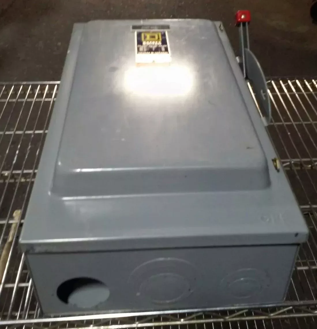 sq-d-hu364-ser-d2-safety-switch-200a-600vac-250dc-3ph-max-h-p-150-used SQ. D HU364, SER. D2, SAFETY SWITCH, 200A, 600VAC/250DC, 3PH, MAX H.P. 150, USED