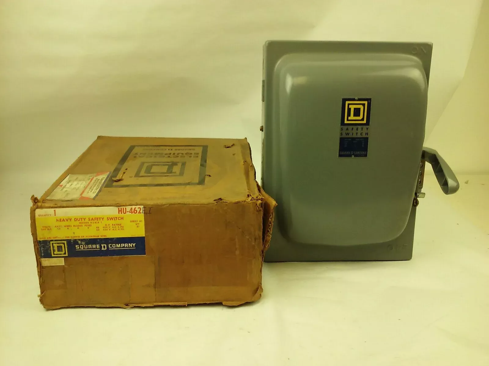 sq-d-hu462ei-ser-a1-h-d-safety-switch-60a-240-480-600v-2ph-non-fusibile SQ. D HU462EI, SER. A1, H.D. SAFETY SWITCH, 60A, 240/480/600V, 2PH, NON FUSIBILE