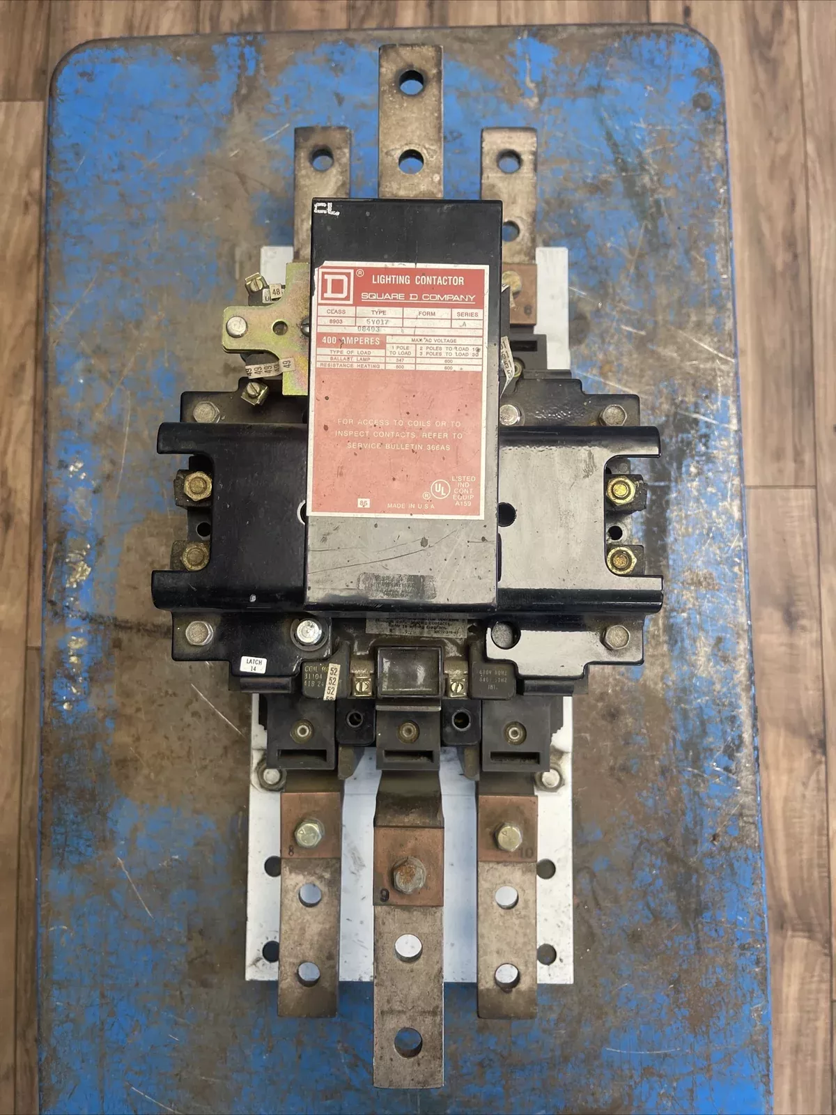 square-d-8903-sy017-lighting-contactor-ser-400amp-600vac-coil-480-440v-50-60hz SQUARE D 8903 SY017 LIGHTING CONTACTOR SER A 400AMP 600VAC COIL 480/440V 50/60HZ
