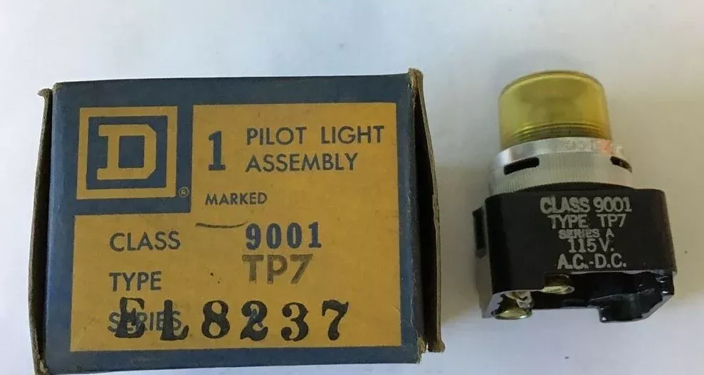 square-d-9001-tp7-pilot-light-assembly-ser-115vac-dc SQUARE D 9001 TP7 PILOT LIGHT ASSEMBLY SER.A 115VAC-DC