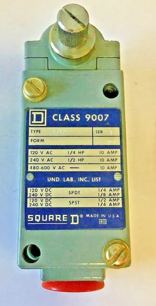 square-d-9007b54c-limit-switch-ser SQUARE D 9007B54C LIMIT SWITCH SER.A