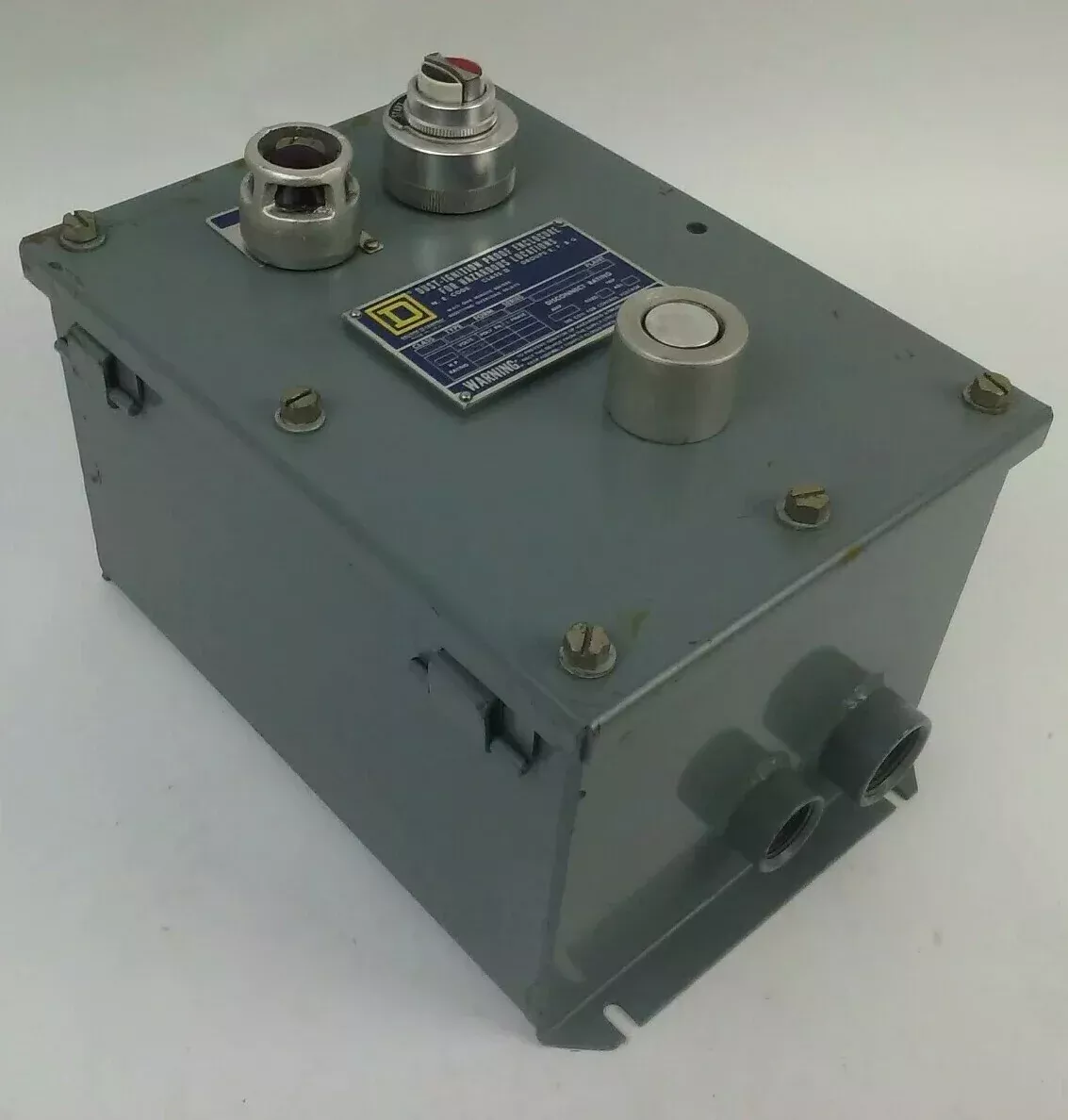 square-d-class-8536-type-sbe2-8536-sbe2-dust-ignition-proof-enclosure-start-stop SQUARE D CLASS 8536 TYPE SBE2 8536-SBE2 DUST IGNITION PROOF ENCLOSURE START/STOP