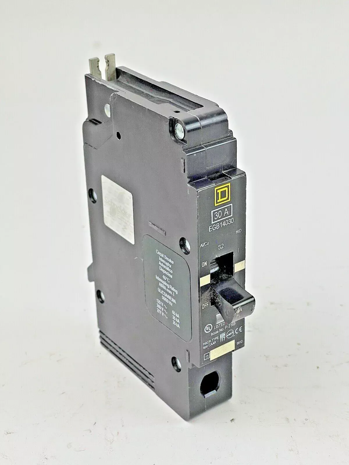 square-d-egb14030-circuit-breaker-30a-1-pole-277-vac-new-old-stock SQUARE D - EGB14030 - CIRCUIT BREAKER - 30A/1 POLE/277 VAC - NEW OLD STOCK