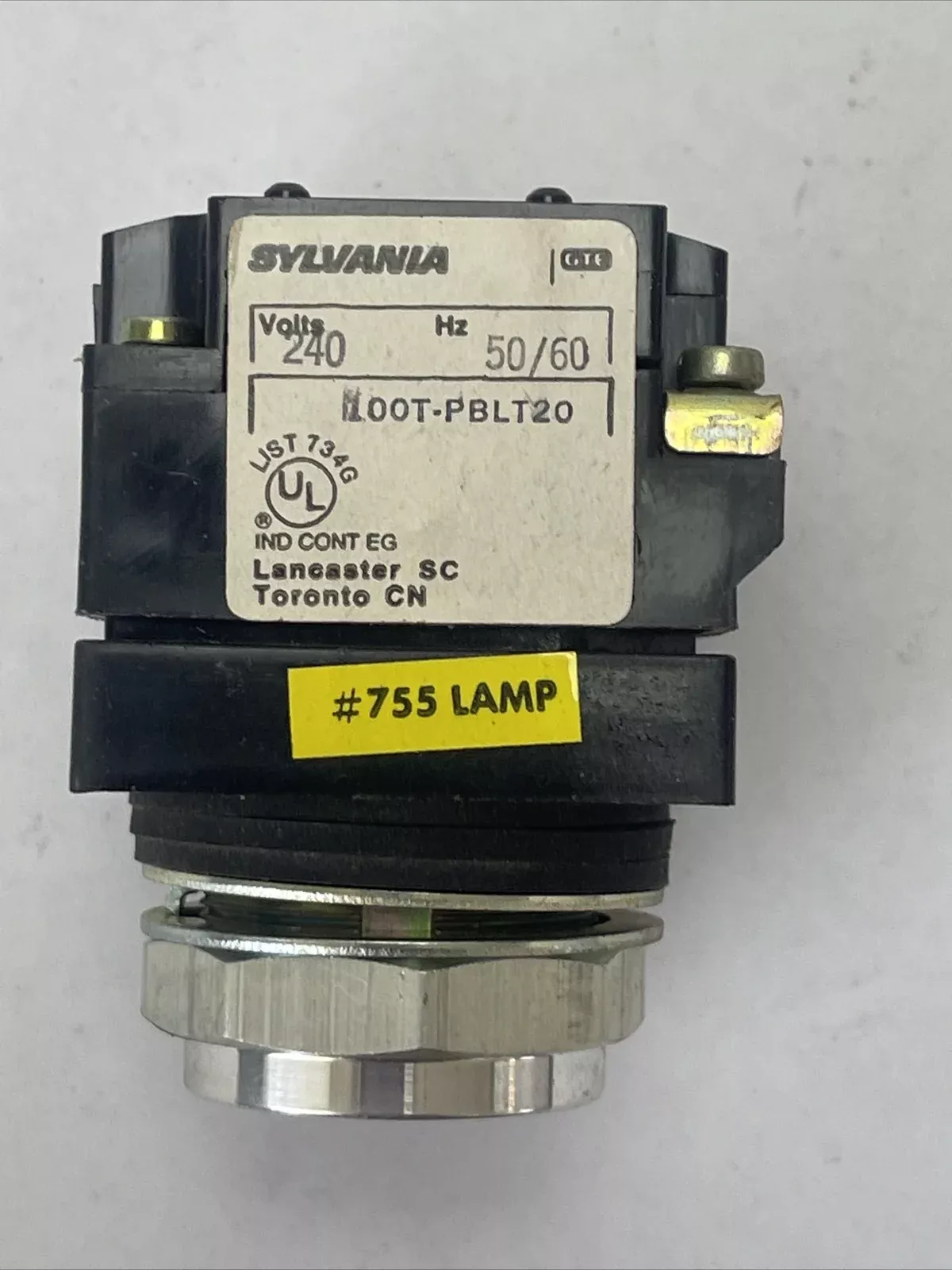 sylvania-clark-100t-pblt20-illuminated-pushbutton-240v-50-60hz SYLVANIA CLARK 100T-PBLT20 ILLUMINATED PUSHBUTTON 240V 50/60HZ