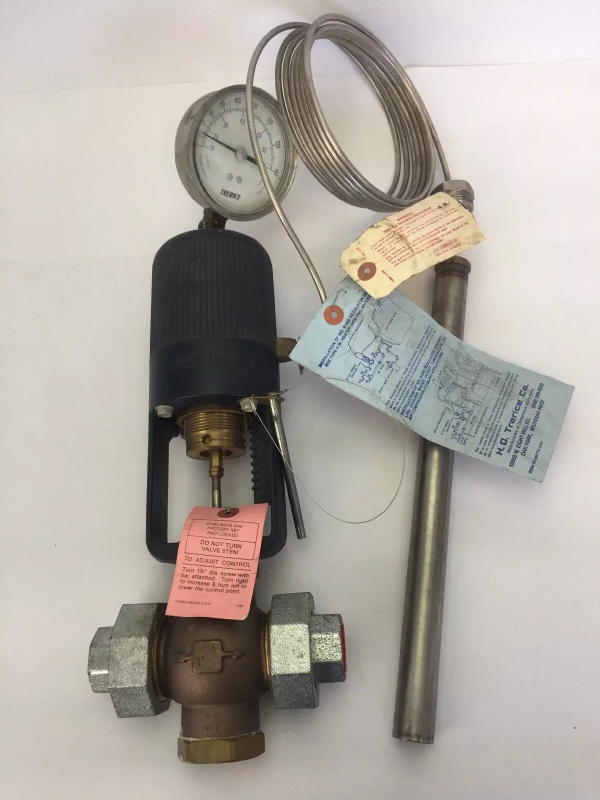trerice-91400-temperature-regulator50-140-fahrenheit-10-60-celsius TRERICE 91400 TEMPERATURE REGULATOR50-140 FAHRENHEIT 10-60 CELSIUS