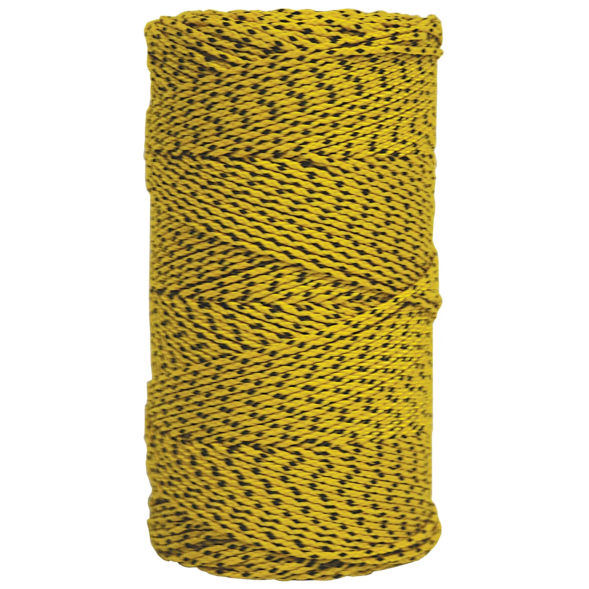 Yellow & Black Bonded Braided Nylon Mason's Line - 1000' Tube