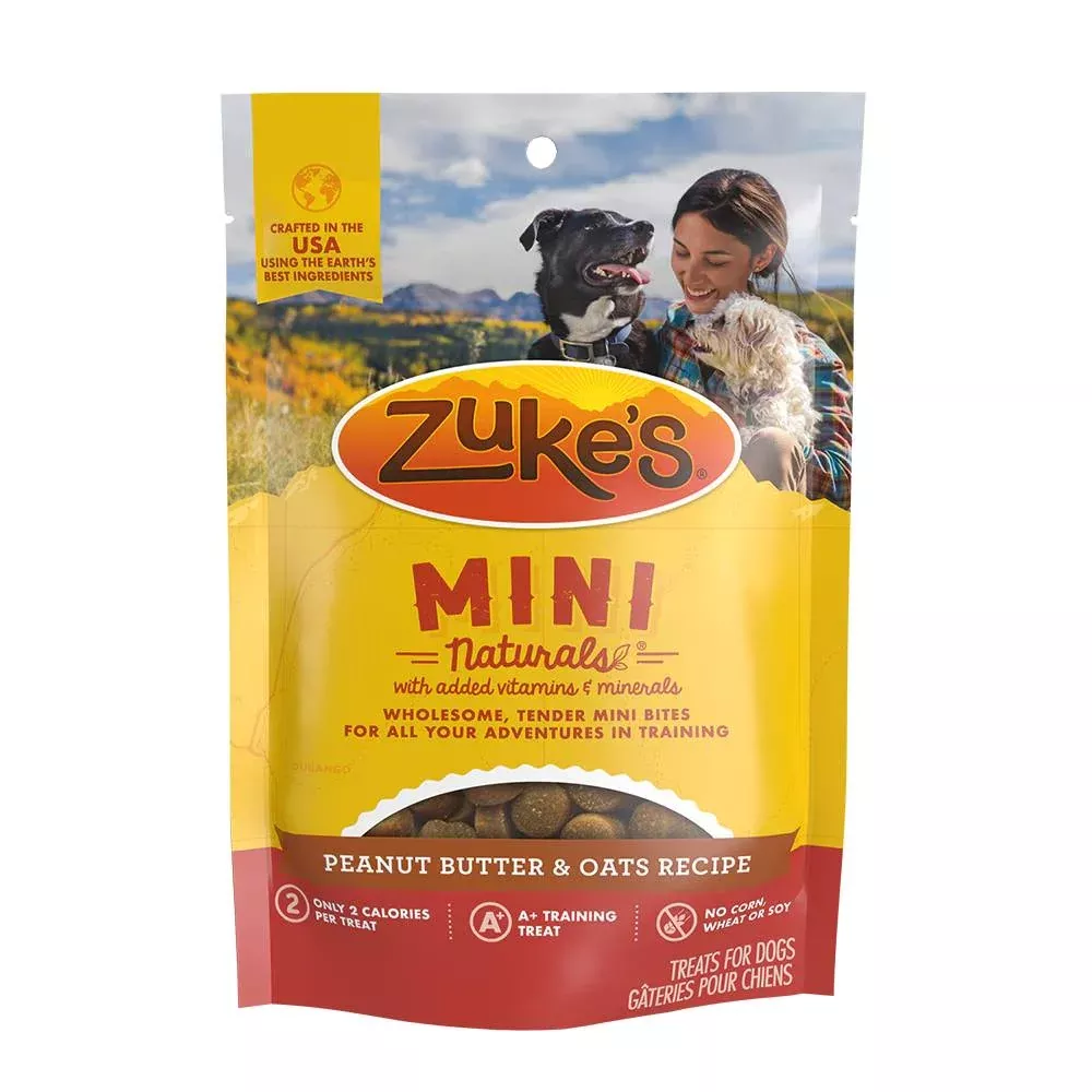 Zuke’s Mini Naturals Peanut Butter & Oats Recipe Dog Treats